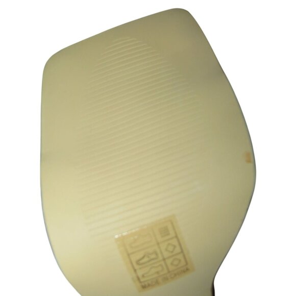 JUSTFAB Braided Vegan Leather Ankle Strap Stiletto Heeled Sandals size 38 US 8 - Picture 11 of 12